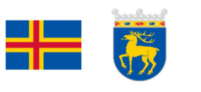 Ålands flagga och landskapsvapen